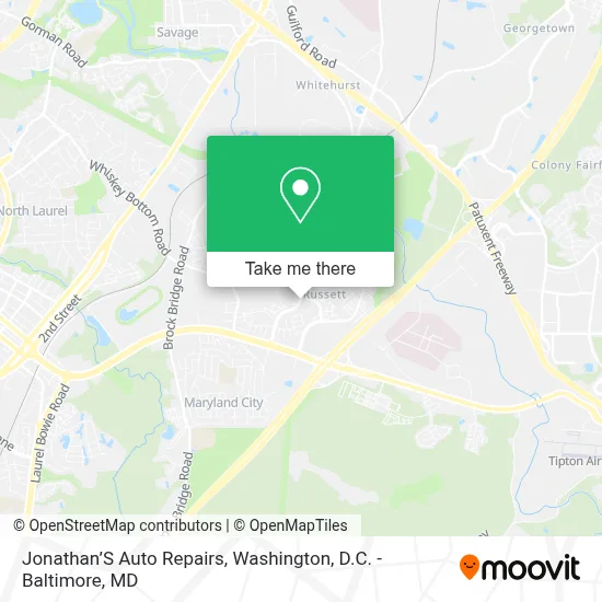 Jonathan’S Auto Repairs map