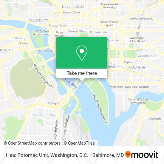 Hsa: Potomac Unit map