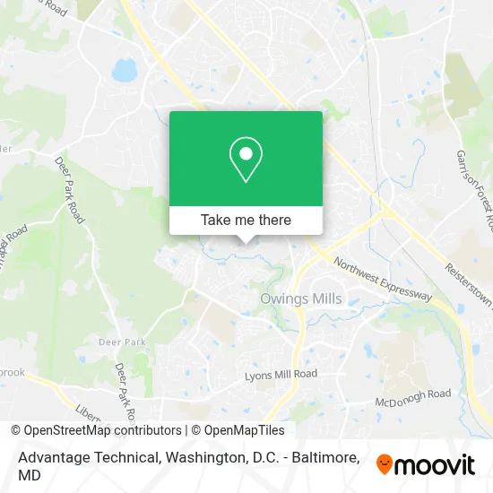 Advantage Technical map