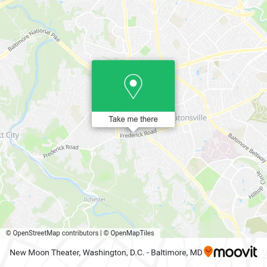 New Moon Theater map