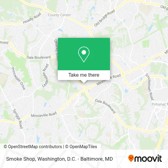 Smoke Shop map