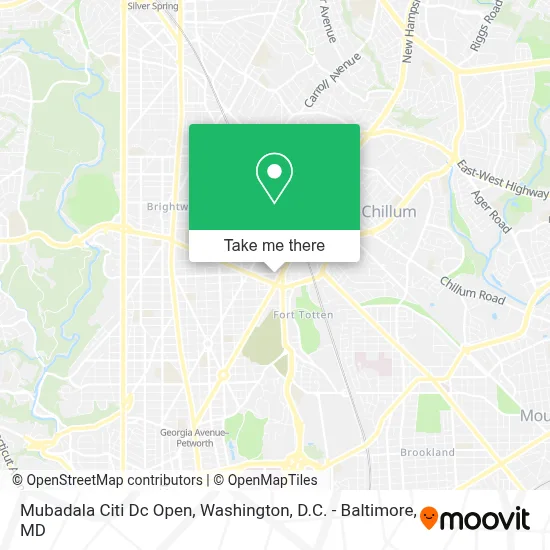 Mubadala Citi Dc Open map