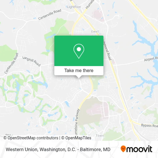 Western Union map