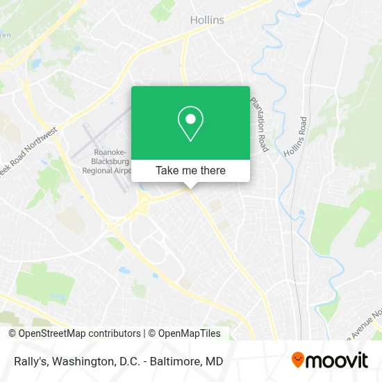Rally's map