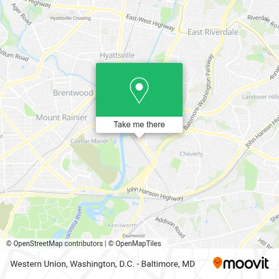 Western Union map