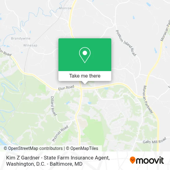 Kim Z Gardner - State Farm Insurance Agent map