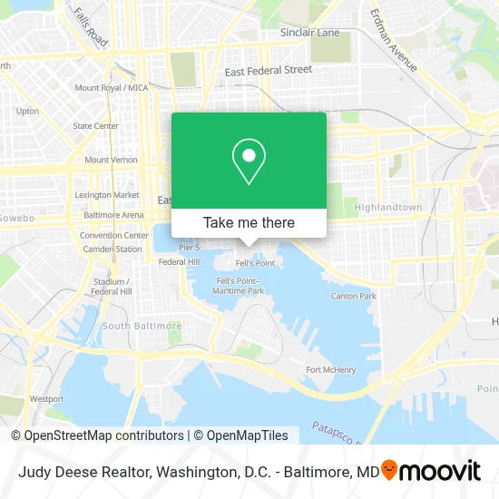 Judy Deese Realtor map