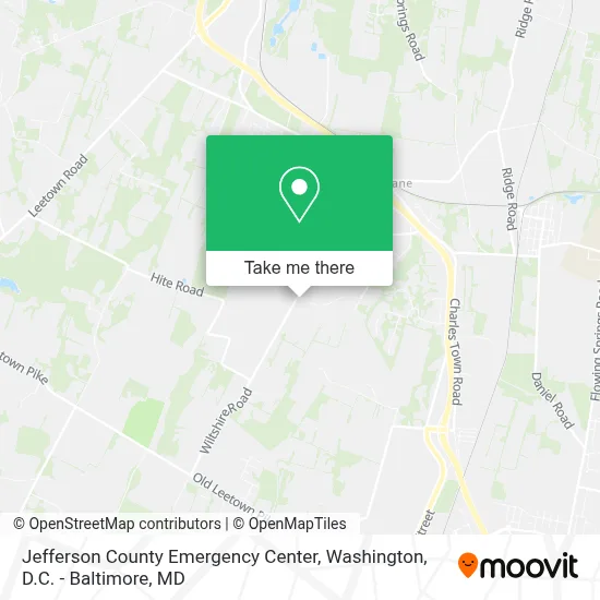 Jefferson County Emergency Center map