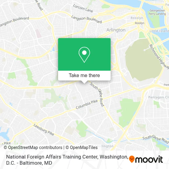 National Foreign Affairs Training Center map