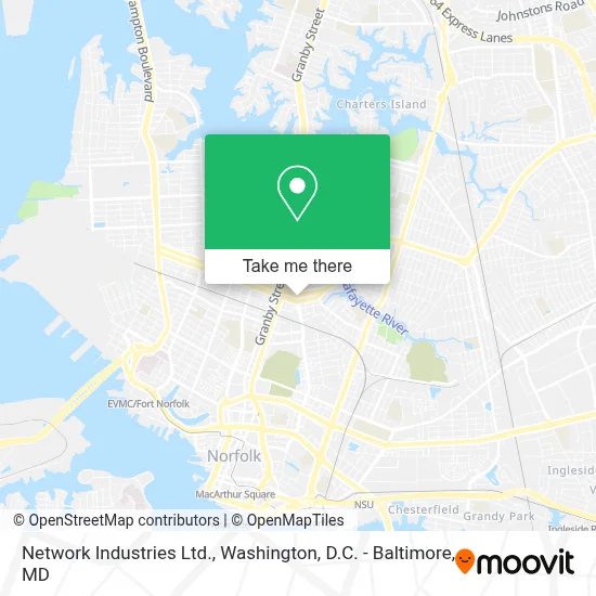 Network Industries Ltd. map