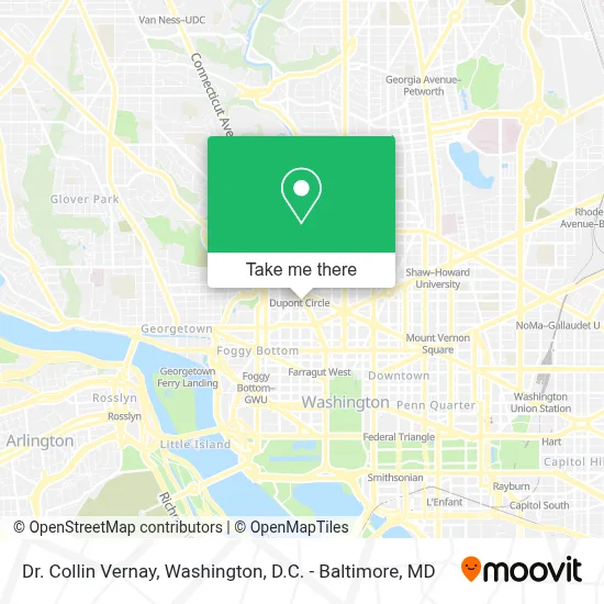 Dr. Collin Vernay map