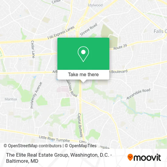The Elite Real Estate Group map