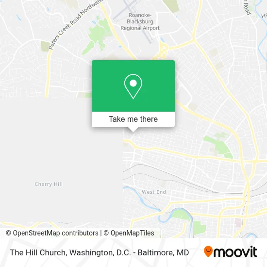 The Hill Church map