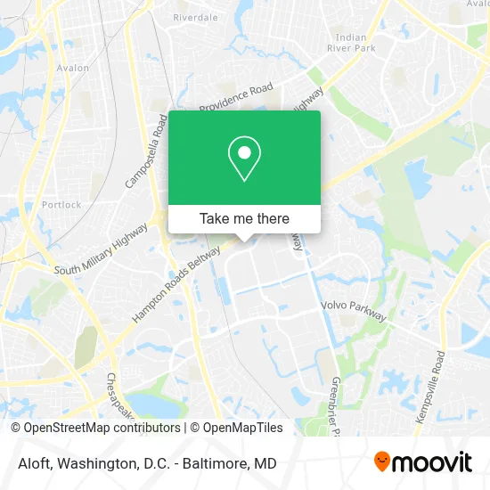 Aloft map