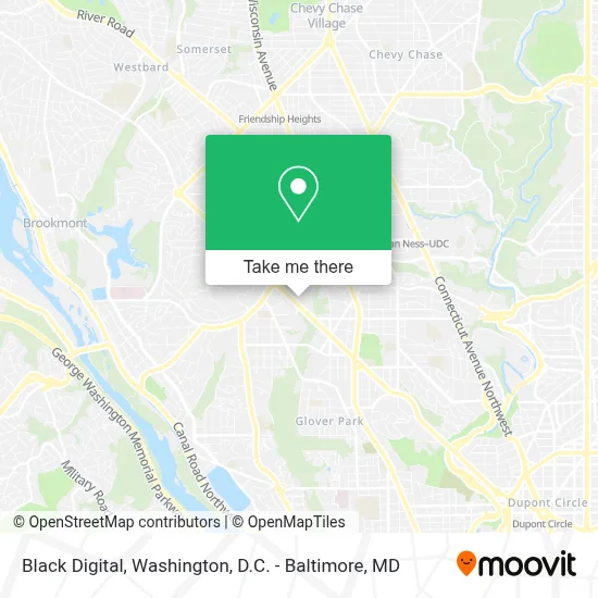 Black Digital map