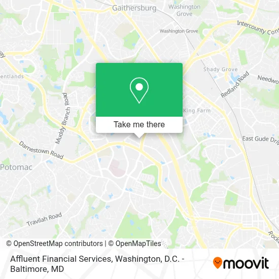 Affluent Financial Services map