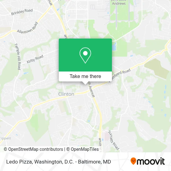 Ledo Pizza map