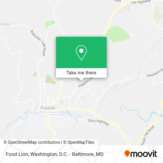 Food Lion map