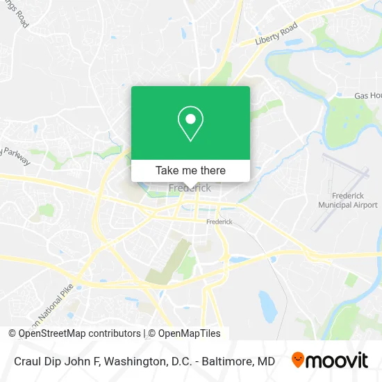 Craul Dip John F map