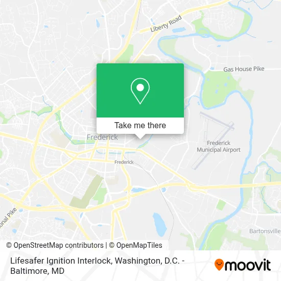 Lifesafer Ignition Interlock map