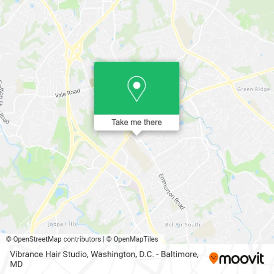 Vibrance Hair Studio map
