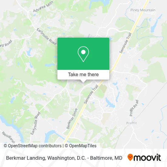 Berkmar Landing map