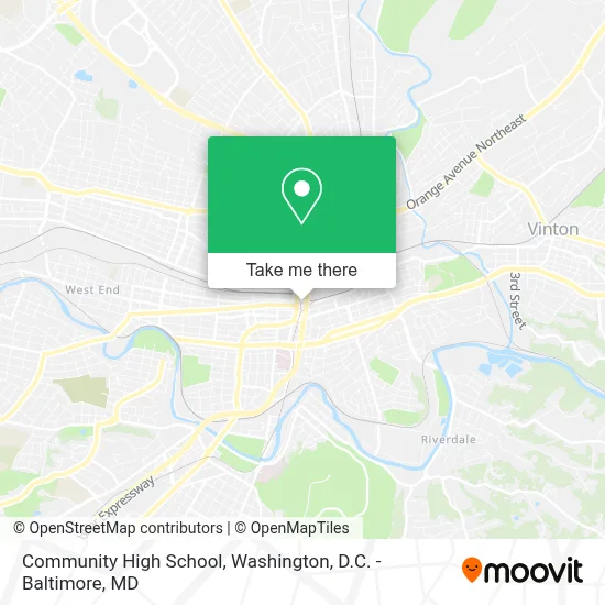 Community High School map