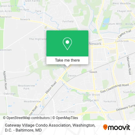 Gateway Village Condo Association map