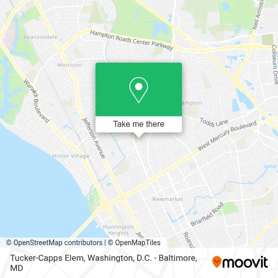 Tucker-Capps Elem map