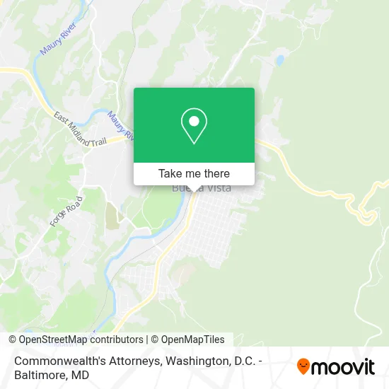 Commonwealth's Attorneys map