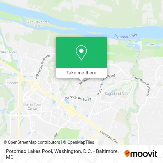 Potomac Lakes Pool map
