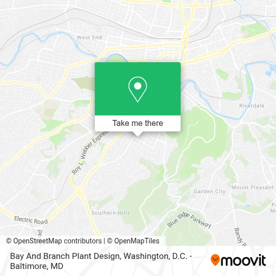 Bay And Branch Plant Design map