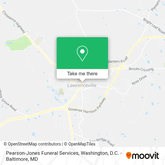 Pearson-Jones Funeral Services map