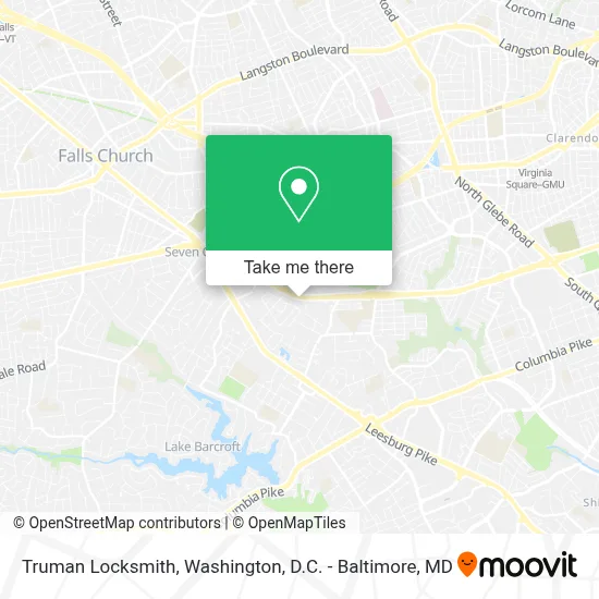 Truman Locksmith map