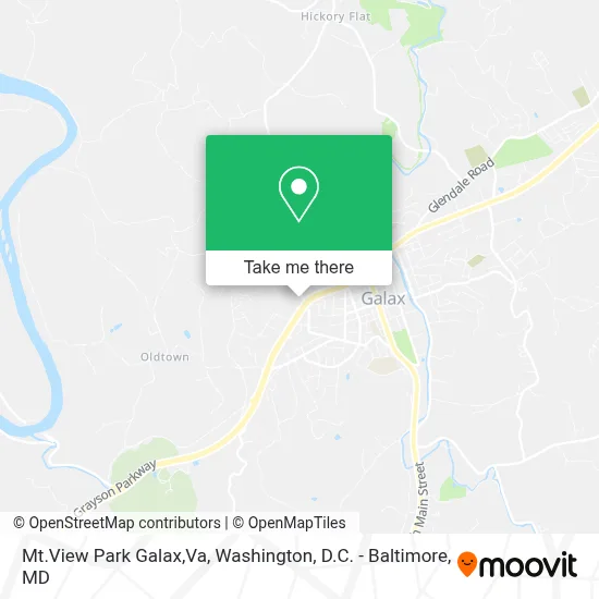 Mt.View Park Galax,Va map