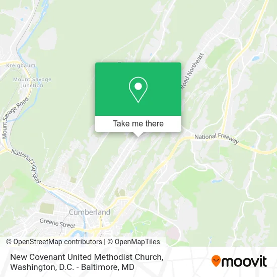 New Covenant United Methodist Church map