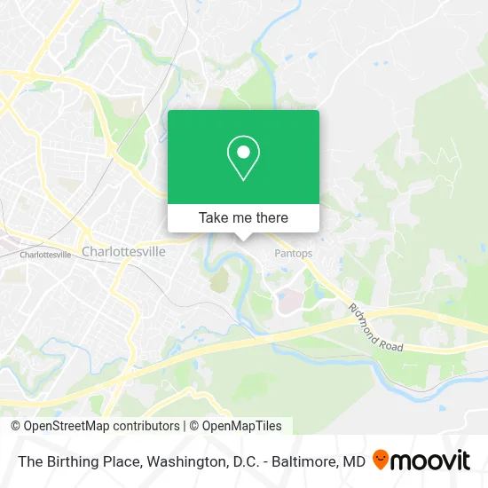 The Birthing Place map