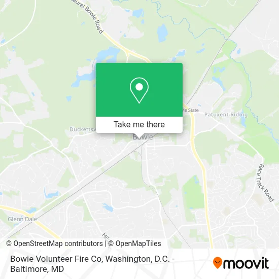 Bowie Volunteer Fire Co map