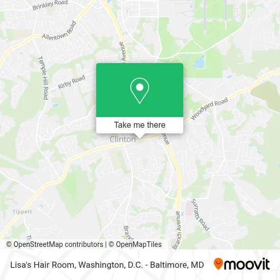 Lisa's Hair Room map
