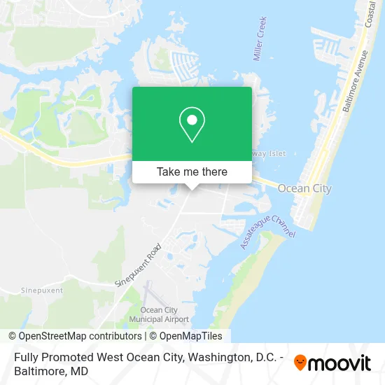 Fully Promoted West Ocean City map