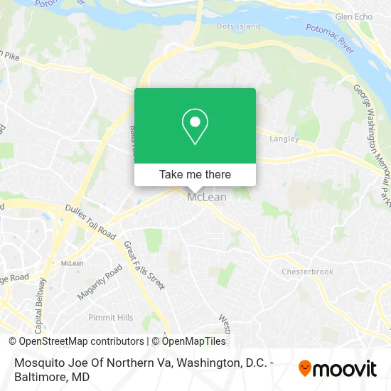 Mosquito Joe Of Northern Va map