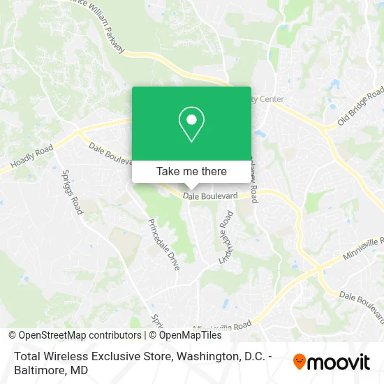 Total Wireless Exclusive Store map