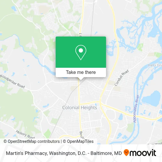 Martin's Pharmacy map