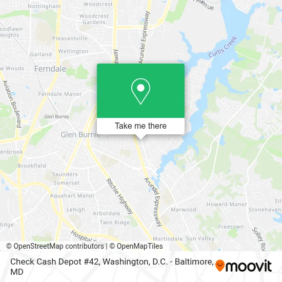 Check Cash Depot #42 map