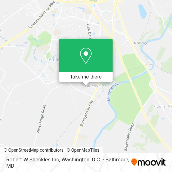 Robert W Sheckles Inc map