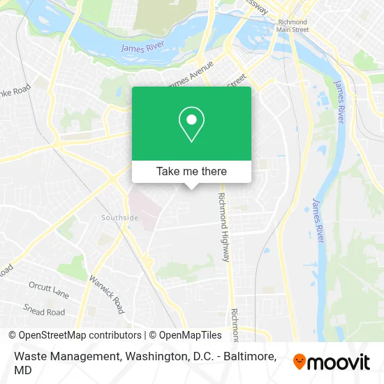 Waste Management map