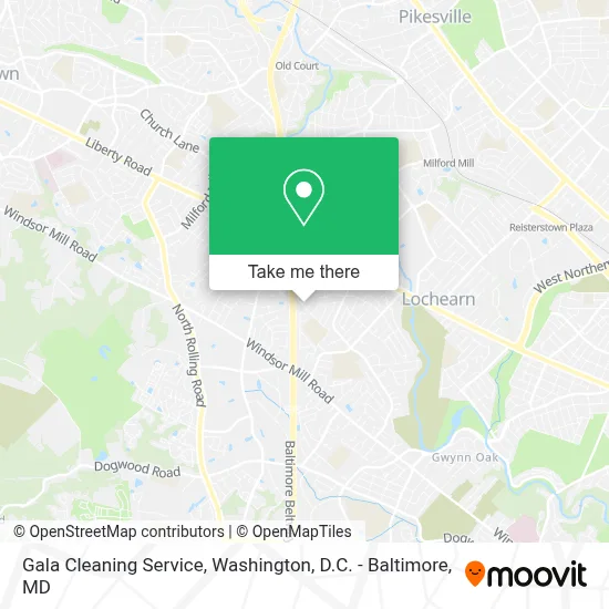 Gala Cleaning Service map
