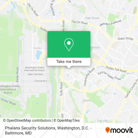 Phalanx Security Solutions map