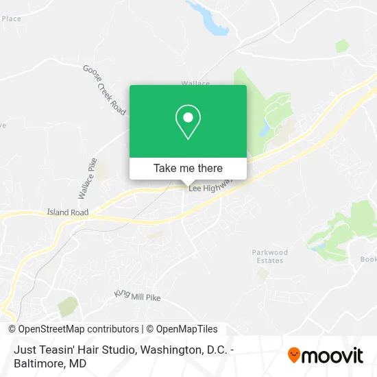 Just Teasin' Hair Studio map