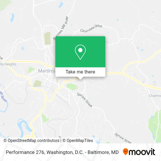 Performance 276 map